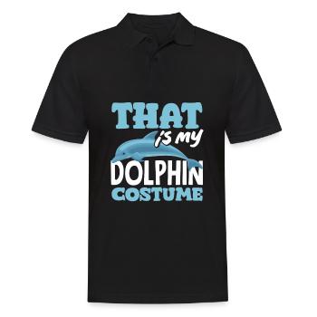 This is my dolphin costume - Men's Polo Shirt - black - Front - Kai (181cm)