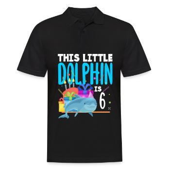 Ce petit dauphin a 6 6 ans - Polo Homme - noir - Devant - Kai (181cm)