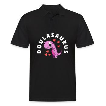 Doula Geschenk Doula Doulas - Männer Poloshirt - Schwarz - Vorne - Kai (181cm)