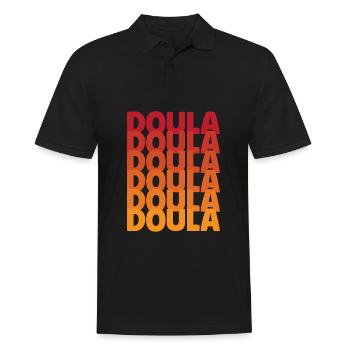 Doula Geschenk Doula Doulas - Männer Poloshirt - Schwarz - Vorne - Kai (181cm)
