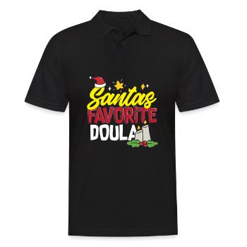Doula Geschenk Doula Doulas - Männer Poloshirt - Schwarz - Vorne - Kai (181cm)