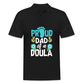 Doula Geschenk Doula Doulas - Männer Poloshirt - Schwarz - Vorne - Kai (181cm)