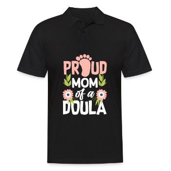 Doula Geschenk Doula Doulas - Männer Poloshirt - Schwarz - Vorne - Kai (181cm)