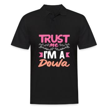 Doula Geschenk Doula Doulas - Männer Poloshirt - Schwarz - Vorne - Kai (181cm)