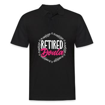 Doula Geschenk Doula Doulas - Männer Poloshirt - Schwarz - Vorne - Kai (181cm)