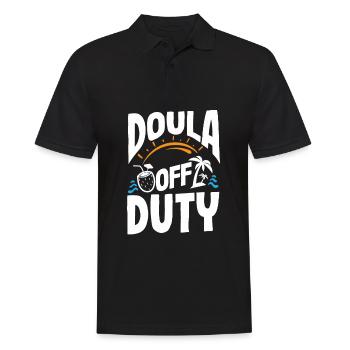 Doula Geschenk Doula Doulas - Männer Poloshirt - Schwarz - Vorne - Kai (181cm)