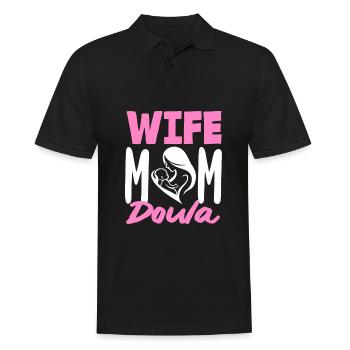 Doula Geschenk Doula Doulas - Männer Poloshirt - Schwarz - Vorne - Kai (181cm)