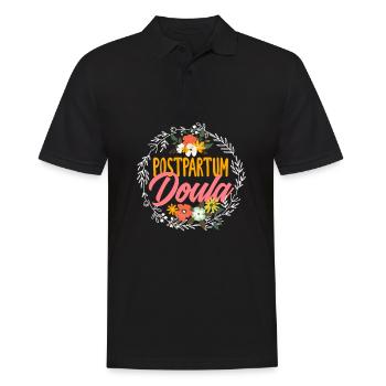 Doula Geschenk Doula Doulas - Männer Poloshirt - Schwarz - Vorne - Kai (181cm)