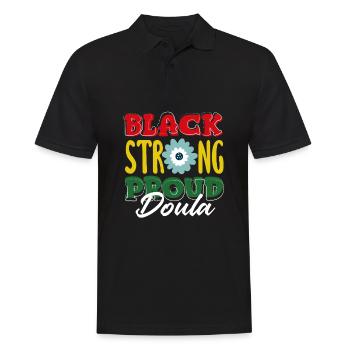 Doula Geschenk Doula Doulas - Männer Poloshirt - Schwarz - Vorne - Kai (181cm)
