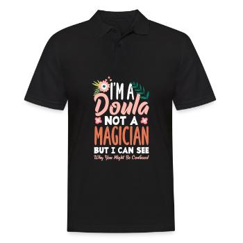 Doula Geschenk Doula Doulas - Männer Poloshirt - Schwarz - Vorne - Kai (181cm)