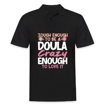 Doula Geschenk Doula Doulas - Männer Poloshirt - Schwarz - Vorne - Kai (181cm)