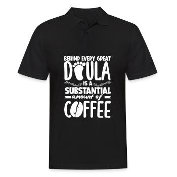 Doula Geschenk Doula Doulas - Männer Poloshirt - Schwarz - Vorne - Kai (181cm)