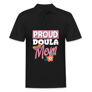 Doula Geschenk Doula Doulas - Männer Poloshirt - Schwarz - Vorne - Kai (181cm)