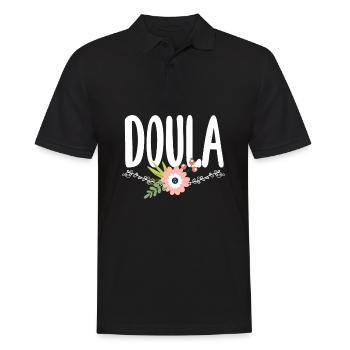 Doula Geschenk Doula Doulas - Männer Poloshirt - Schwarz - Vorne - Kai (181cm)