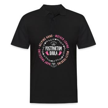 Doula Geschenk Doula Doulas - Männer Poloshirt - Schwarz - Vorne - Kai (181cm)