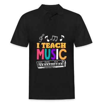 Lustiges Lehrer Lehrerinnen Geschenk - Männer Poloshirt - Schwarz - Vorne - Kai (181cm)