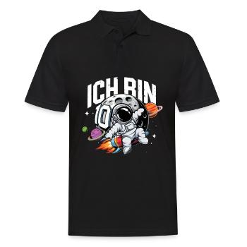 10. Geburtstag Jungen Astronaut Geburtstag - Männer Poloshirt - Schwarz - Vorne - Kai (181cm)
