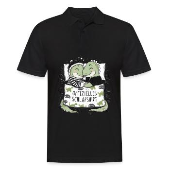 Chemise de nuit officielle Sweet Dino Couple - Polo Homme - noir - Devant - Kai (181cm)