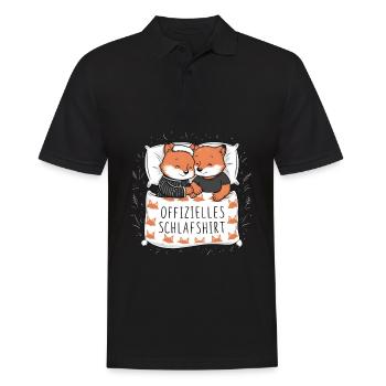 Chemise de nuit officielle Sweet Fox Couple - Polo Homme - noir - Devant - Kai (181cm)