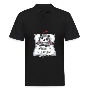 Chemise de nuit officielle Cute Panda - Polo Homme - noir - Devant - Kai (181cm)