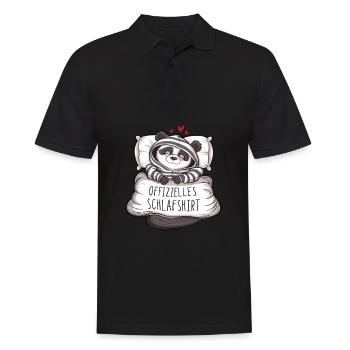 Chemise de nuit officielle Cute Panda - Polo Homme - noir - Devant - Kai (181cm)