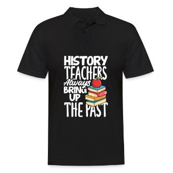 Lustiges Lehrer Lehrerinnen Geschenk - Männer Poloshirt - Schwarz - Vorne - Kai (181cm)