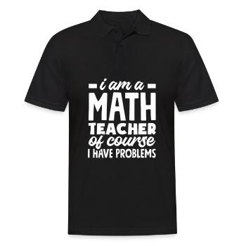 Lustiges Lehrer Lehrerinnen Geschenk - Männer Poloshirt - Schwarz - Vorne - Kai (181cm)