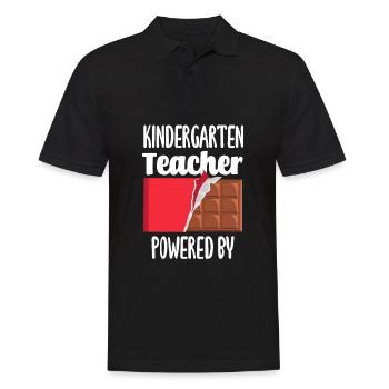 Lustiges Lehrer Lehrerinnen Geschenk - Männer Poloshirt - Schwarz - Vorne - Kai (181cm)