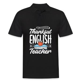 Lustiges Lehrer Lehrerinnen Geschenk - Männer Poloshirt - Schwarz - Vorne - Kai (181cm)