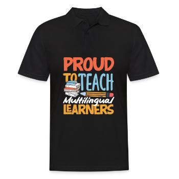Lustiges Lehrer Lehrerinnen Geschenk - Männer Poloshirt - Schwarz - Vorne - Kai (181cm)