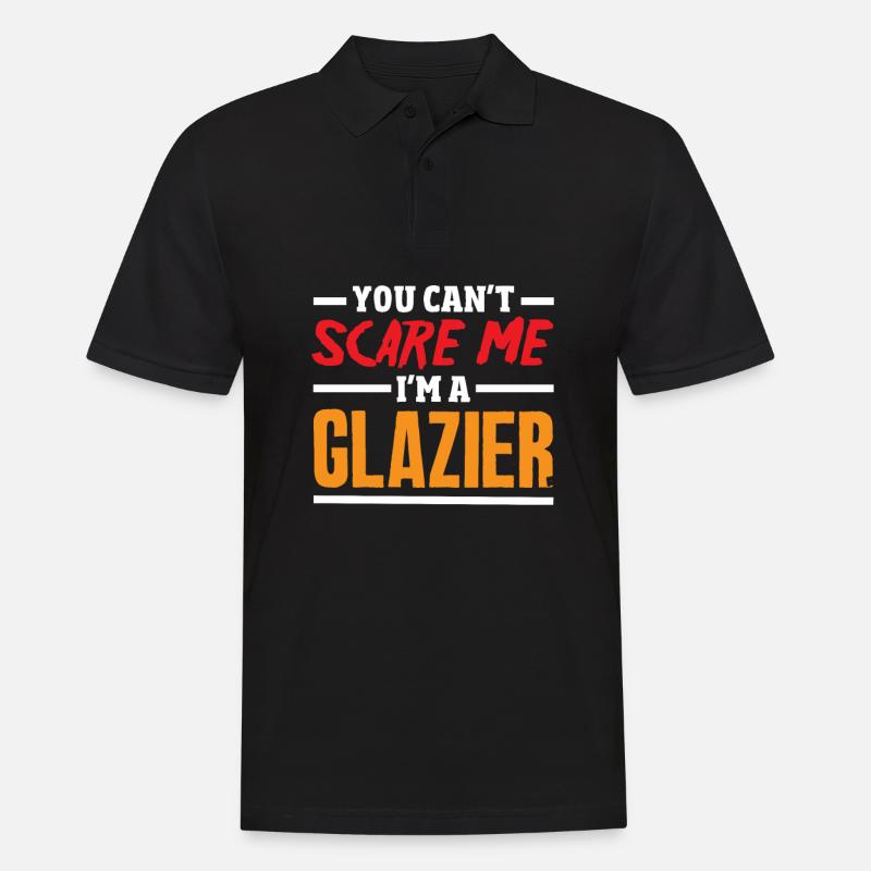 Glaser Geschenk - Männer Poloshirt - Schwarz