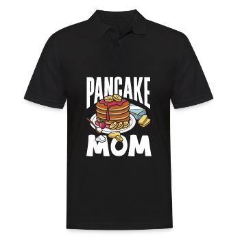Cadeau drôle d’amateur de crêpes - Polo Homme - noir - Devant - Kai (181cm)