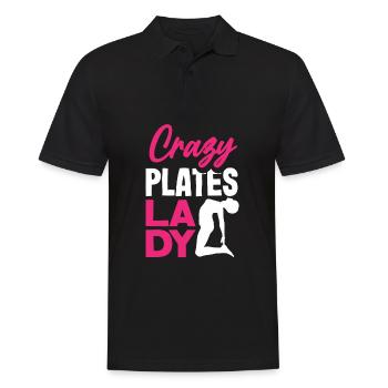 Crazy Pilates Lady Fitness Pilates Passion - Polo Homme - noir - Devant - Kai (181cm)