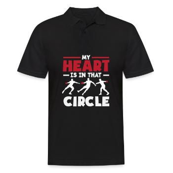 Lancer du disque Athlète Cadeau d’athlète - Polo Homme - noir - Devant - Kai (181cm)