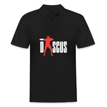 Lancer du disque Athlète Cadeau d’athlète - Polo Homme - noir - Devant - Kai (181cm)