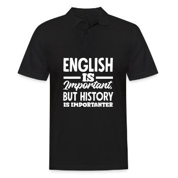 Lustiges Lehrer Lehrerinnen Geschenk - Männer Poloshirt - Schwarz - Vorne - Kai (181cm)