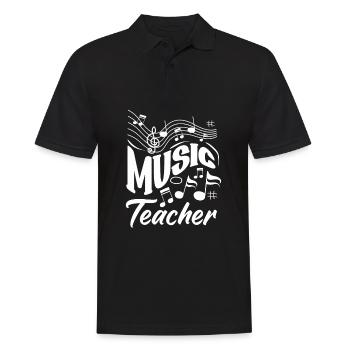 Lustiges Lehrer Lehrerinnen Geschenk - Männer Poloshirt - Schwarz - Vorne - Kai (181cm)