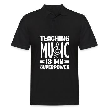 Lustiges Lehrer Lehrerinnen Geschenk - Männer Poloshirt - Schwarz - Vorne - Kai (181cm)