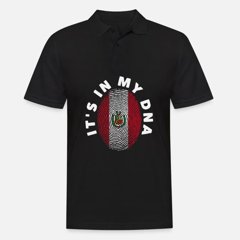 Peru Peruvian Gift - Men's Polo Shirt - black