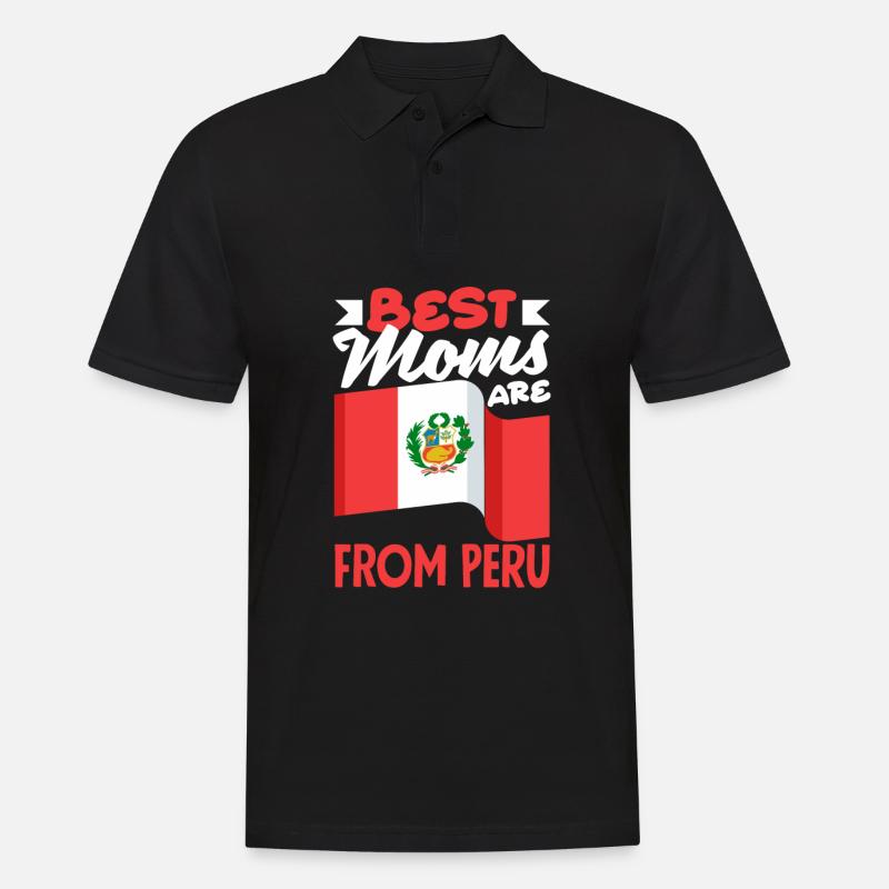 Peru Peruvian Gift - Men's Polo Shirt - black