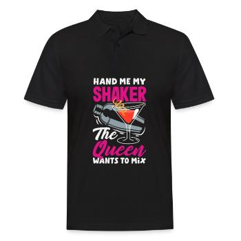 Funny Bartender Saying Bartender Gift - Men's Polo Shirt - black - Front - Kai (181cm)