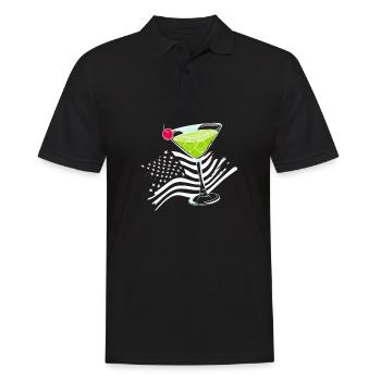 Funny Bartender Saying Bartender Gift - Men's Polo Shirt - black - Front - Kai (181cm)