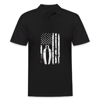 Funny Bartender Saying Bartender Gift - Men's Polo Shirt - black - Front - Kai (181cm)