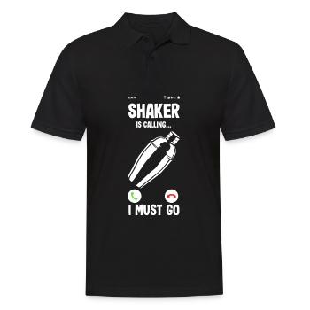 Lustiger Barkeeper Spruch Barkeeper Geschenk - Männer Poloshirt - Schwarz - Vorne - Kai (181cm)
