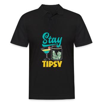 Funny Bartender Saying Bartender Gift - Men's Polo Shirt - black - Front - Kai (181cm)