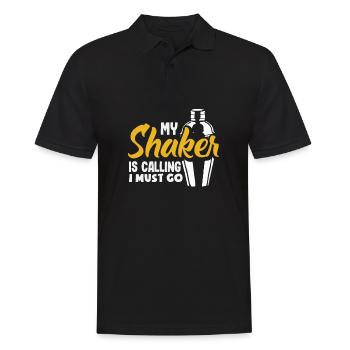 Funny Bartender Saying Bartender Gift - Men's Polo Shirt - black - Front - Kai (181cm)