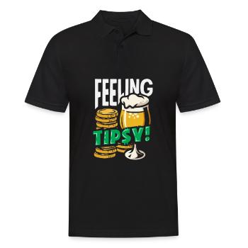 Funny Bartender Saying Bartender Gift - Men's Polo Shirt - black - Front - Kai (181cm)