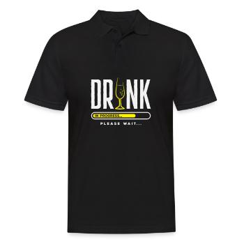 Funny Bartender Saying Bartender Gift - Men's Polo Shirt - black - Front - Kai (181cm)
