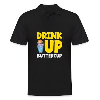 Lustiger Barkeeper Spruch Barkeeper Geschenk - Männer Poloshirt - Schwarz - Vorne - Kai (181cm)