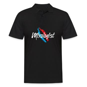 Funny Bartender Saying Bartender Gift - Men's Polo Shirt - black - Front - Kai (181cm)